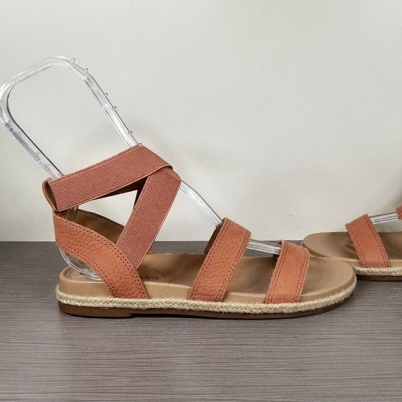 Lucky Brand Dilane Sandals, Canyon Clay Embossed Nubuck, Womens Size 6.5 M / 37 - Picture 7 of 11